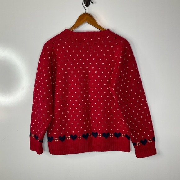 Vintage Eddie Bauer Christmas Goose Wool Sweater Size Small - Picture 2 of 3